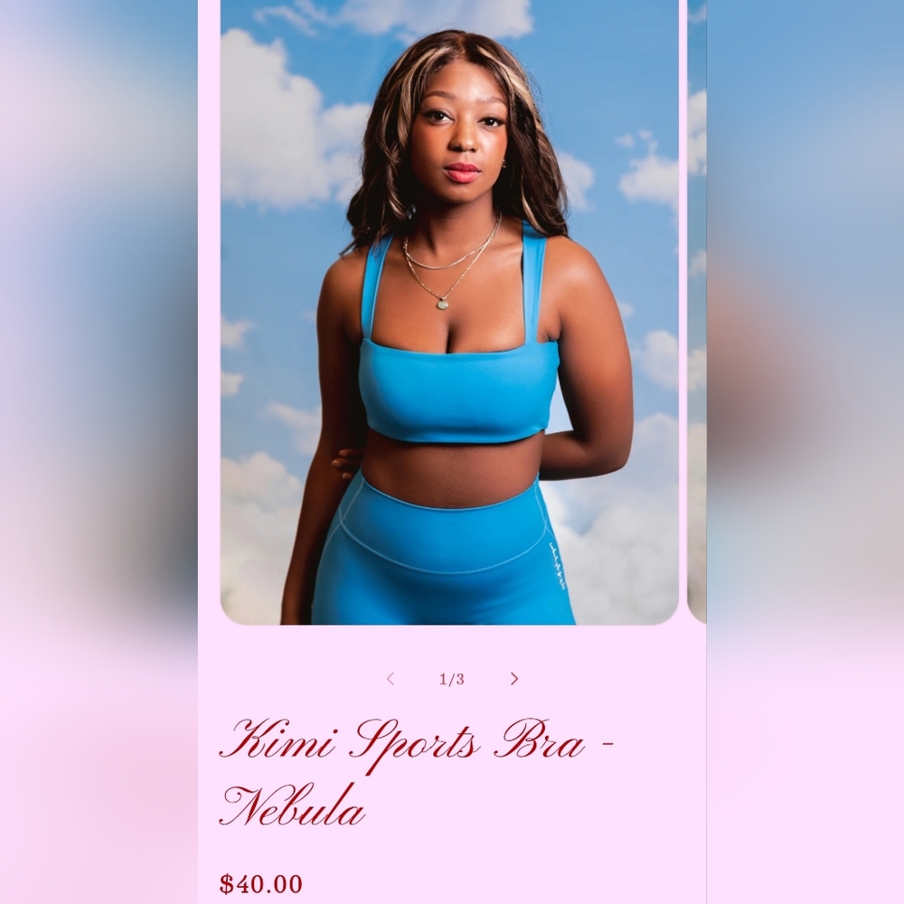 EMBODY‎ LABEL BLUE SPORT BRA